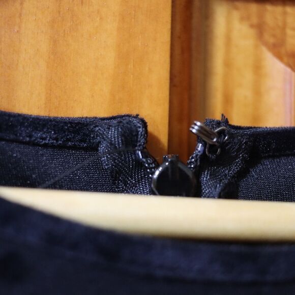 Talbots Vintage Y2K Black Polka Dot Career Sheath Dress NWT 12 - Picture 5 of 15